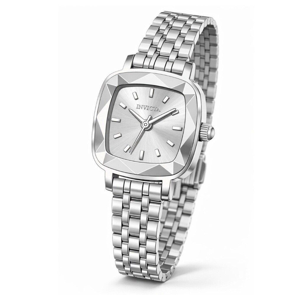 Invicta Wildflower Women's Watch Quartz Silver Tone 23mm Steel Bracelet NIB